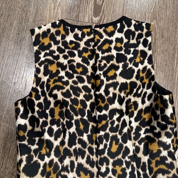 J. Crew A line Animal Print shift Dress - Picture 7 of 10